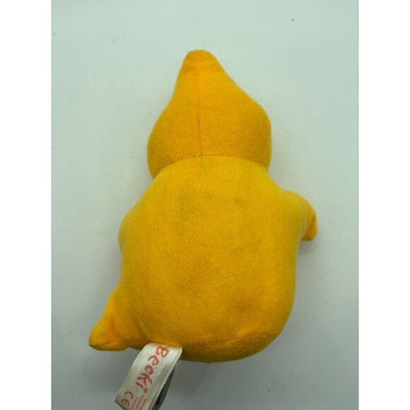 Becki Yellow Ghost Plush Soft Stuffed Toy Doll Vintage Collectible 8" - Picture 2 of 4